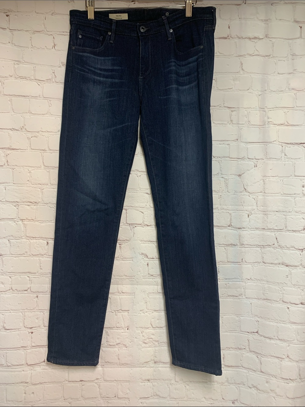 NEW Ag Adriano Goldschmied The Stilt Cigarette Jeans - Dark Blue Size 31
